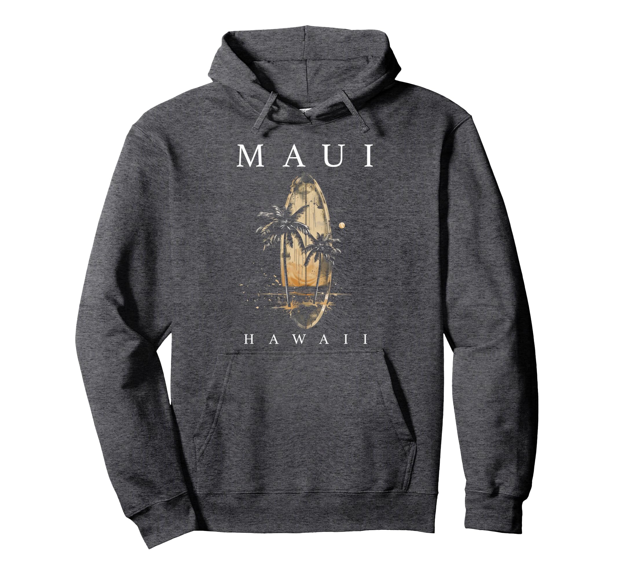 Maui Hawaii Surf Hawaiian Surfing Surfer Hoodie - Aesthetic Graphic Unisex - T-Shirt, Sweatshirt, Hoodie