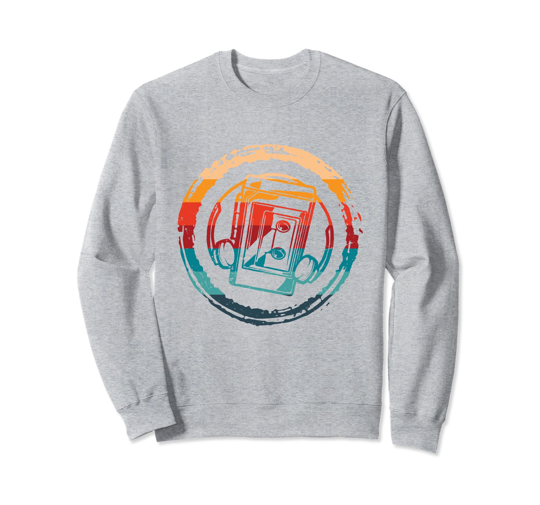 Portable Cassette Tape Player Sweatshirt - Fun Novelty Design for Adults - T-Shirt, Sweatshirt, Hoodie