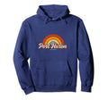 Port Huron Michigan Mi Rainbow 70S Hoodie - Trendy Graphic for Adults - T-Shirt, Sweatshirt, Hoodie