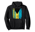Bahamas Flag Distressed Bahamas Hoodie - Unique Graphic Men Women - T-Shirt, Sweatshirt, Hoodie