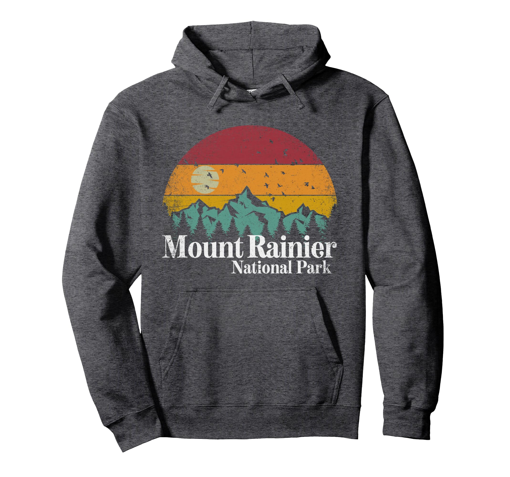 Mt Mount Rainier National Park Hiking Hoodie - Casual Everyday Wear Unisex - T-Shirt, Sweatshirt, Hoodie