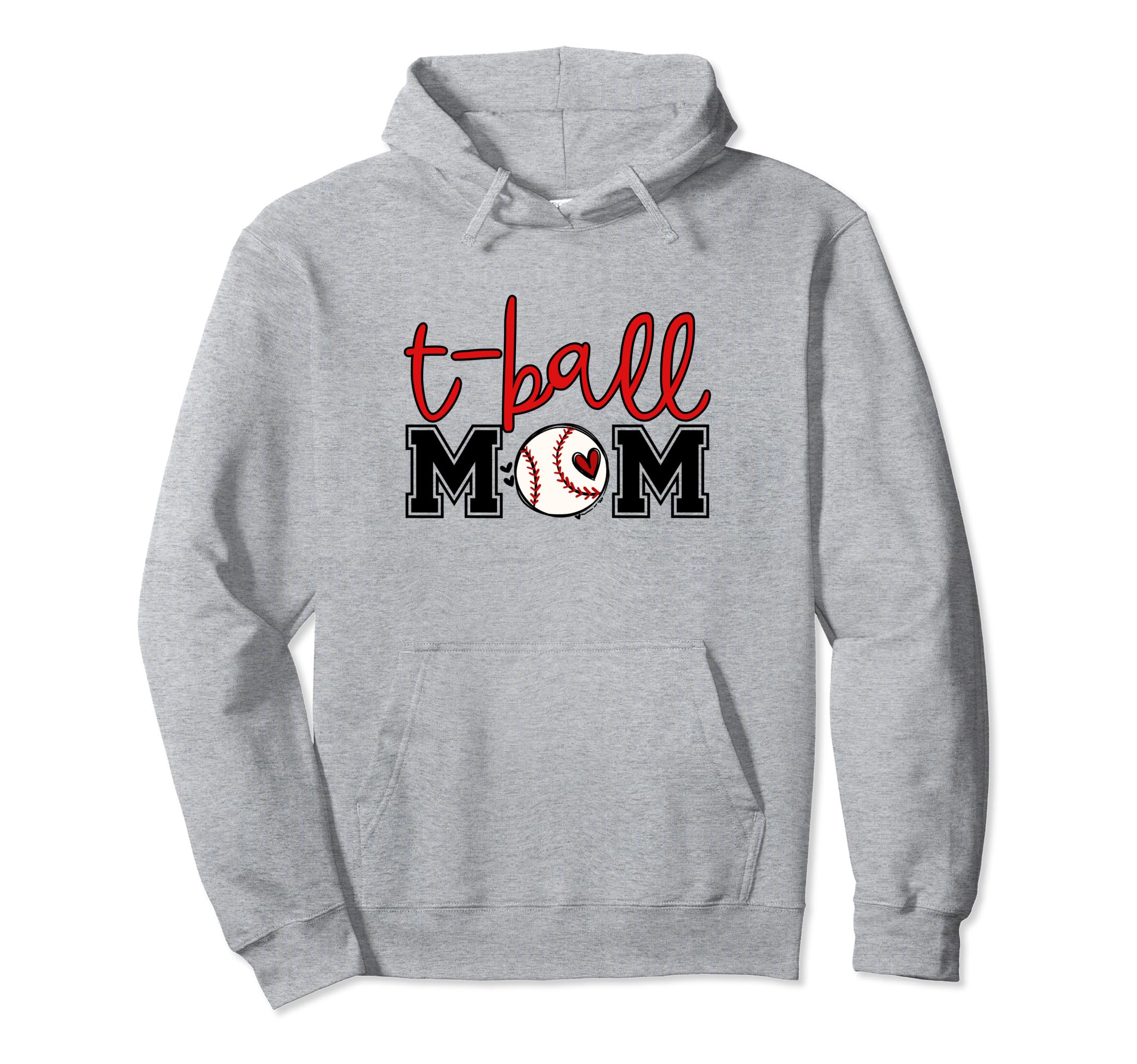 T Ball Mama Baseball Tball Mom Hoodie - Novelty Apparel for Adults - T-Shirt, Sweatshirt, Hoodie