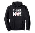 T Ball Mom Womens Baseball Game Day Sweatshirt - Unique Graphic for Adults - T-Shirt, Sweatshirt, Hoodie