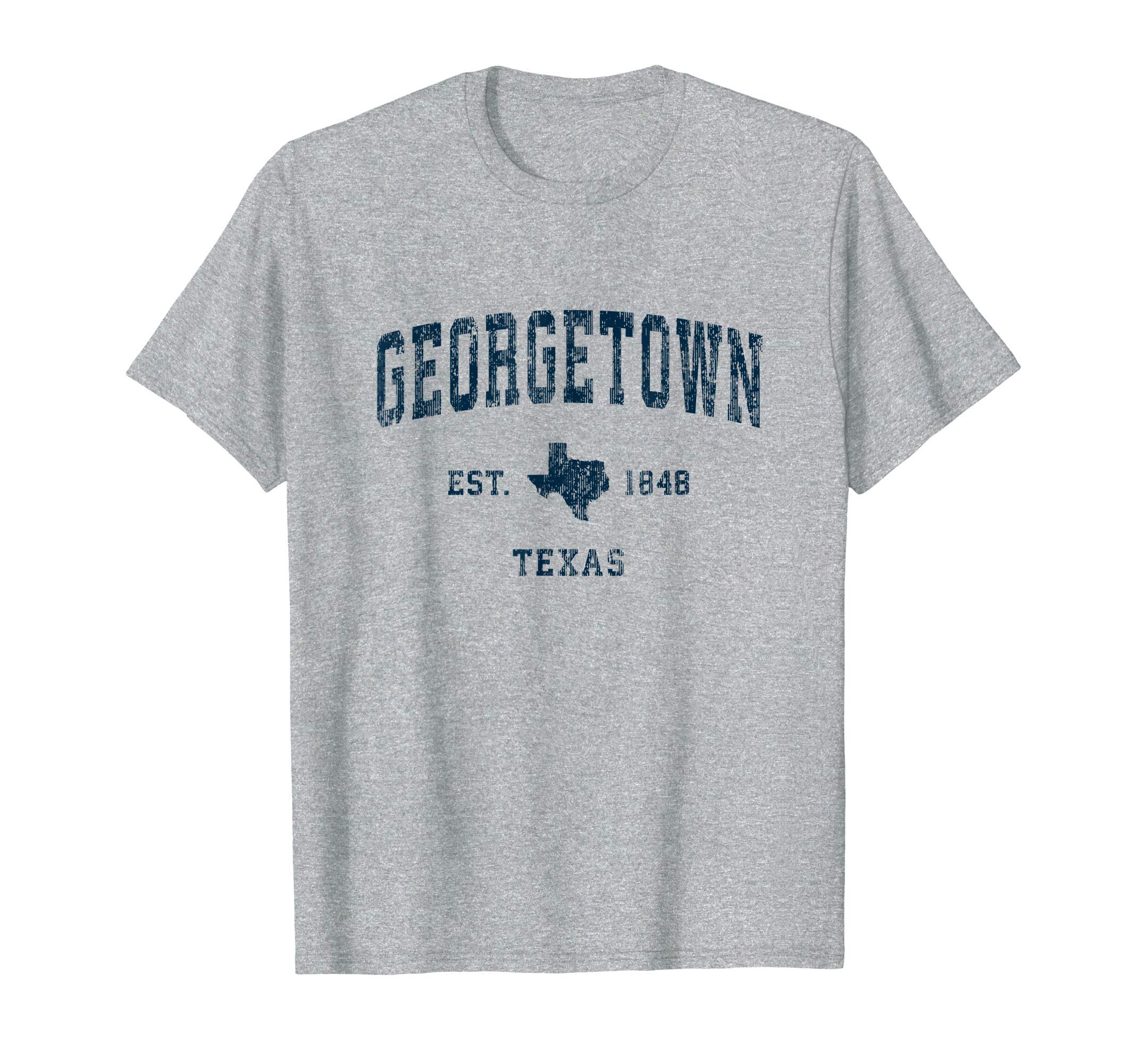 Georgetown Texas Tx Sports Navy T-Shirt - Minimalist Print for Adults - T-Shirt, Sweatshirt, Hoodie