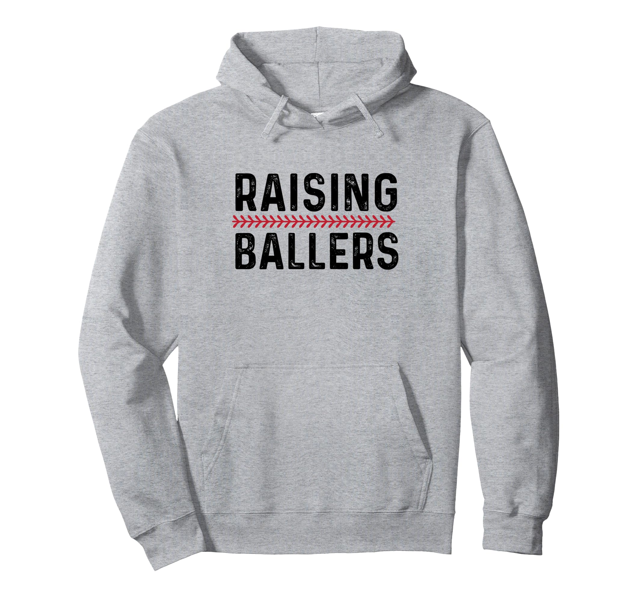 Mom Baseball Players Raising Ballers Hoodie - Aesthetic Graphic Men Women - T-Shirt, Sweatshirt, Hoodie