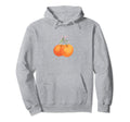 Orange Fruit Coquette Bow Oranges Hoodie - Minimalist Print for Adults - T-Shirt, Sweatshirt, Hoodie