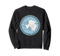 Antarctica Map Minimalist Sweatshirt - Fun Novelty Design Unisex - T-Shirt, Sweatshirt, Hoodie