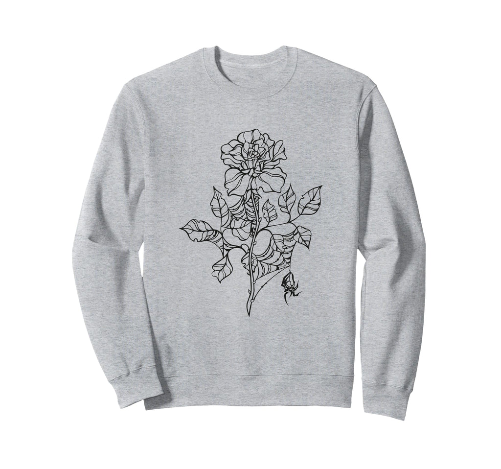 Y2K Emo Goth Alt Fairy Grunge Flower Sweatshirt - Graphic Print Unisex - T-Shirt, Sweatshirt, Hoodie
