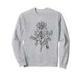 Y2K Emo Goth Alt Fairy Grunge Flower Sweatshirt - Graphic Print Unisex - T-Shirt, Sweatshirt, Hoodie