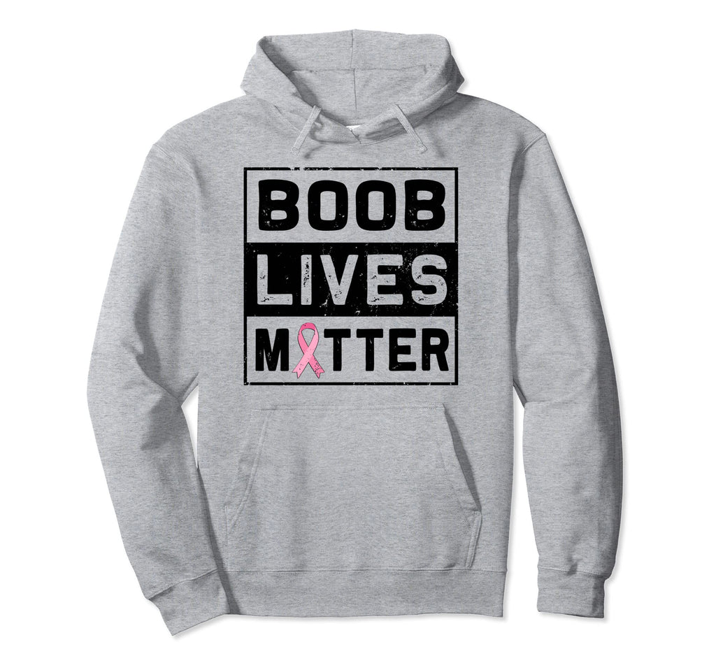 Boob Lives Matter Breast Cancer Hoodie - Graphic Print for Adults - T-Shirt, Sweatshirt, Hoodie