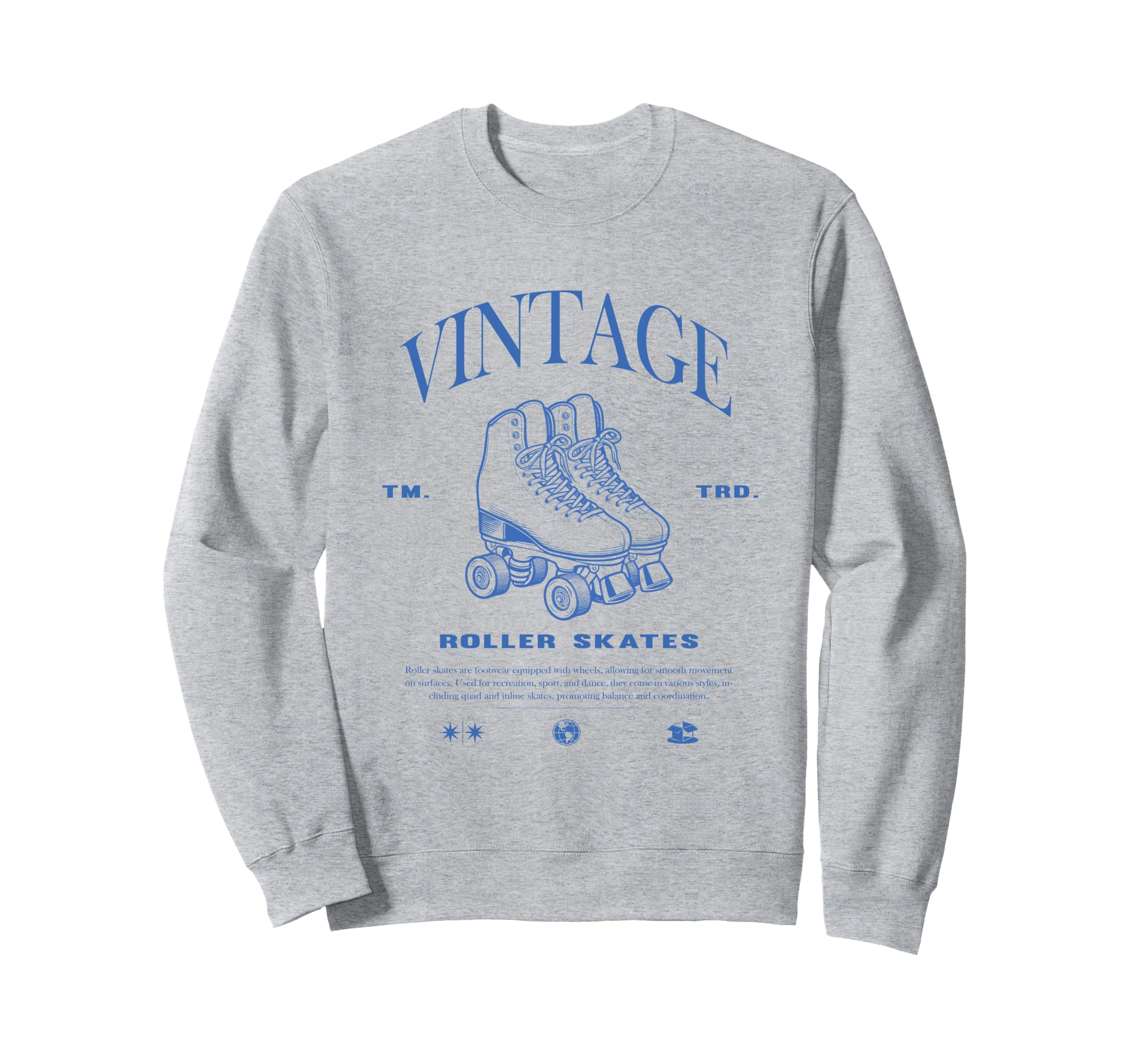 Roller Skates Sweatshirt - Fun Novelty Design for Adults - T-Shirt, Sweatshirt, Hoodie
