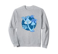 Mushroom Lover Groovy Boho Blue Sweatshirt - Novelty Apparel Men Women - T-Shirt, Sweatshirt, Hoodie