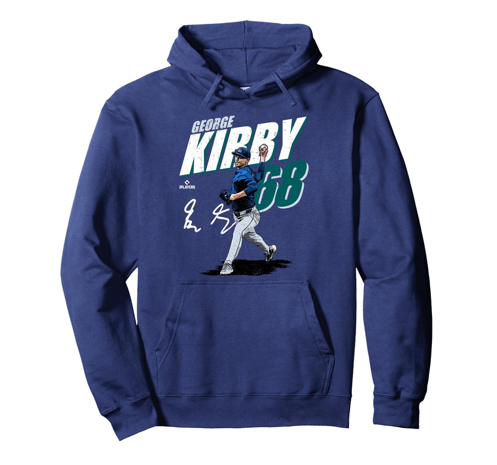 George Kirby Seattle Mlb Baseball Hoodie - Custom Art Print for Adults - T-Shirt, Sweatshirt, Hoodie
