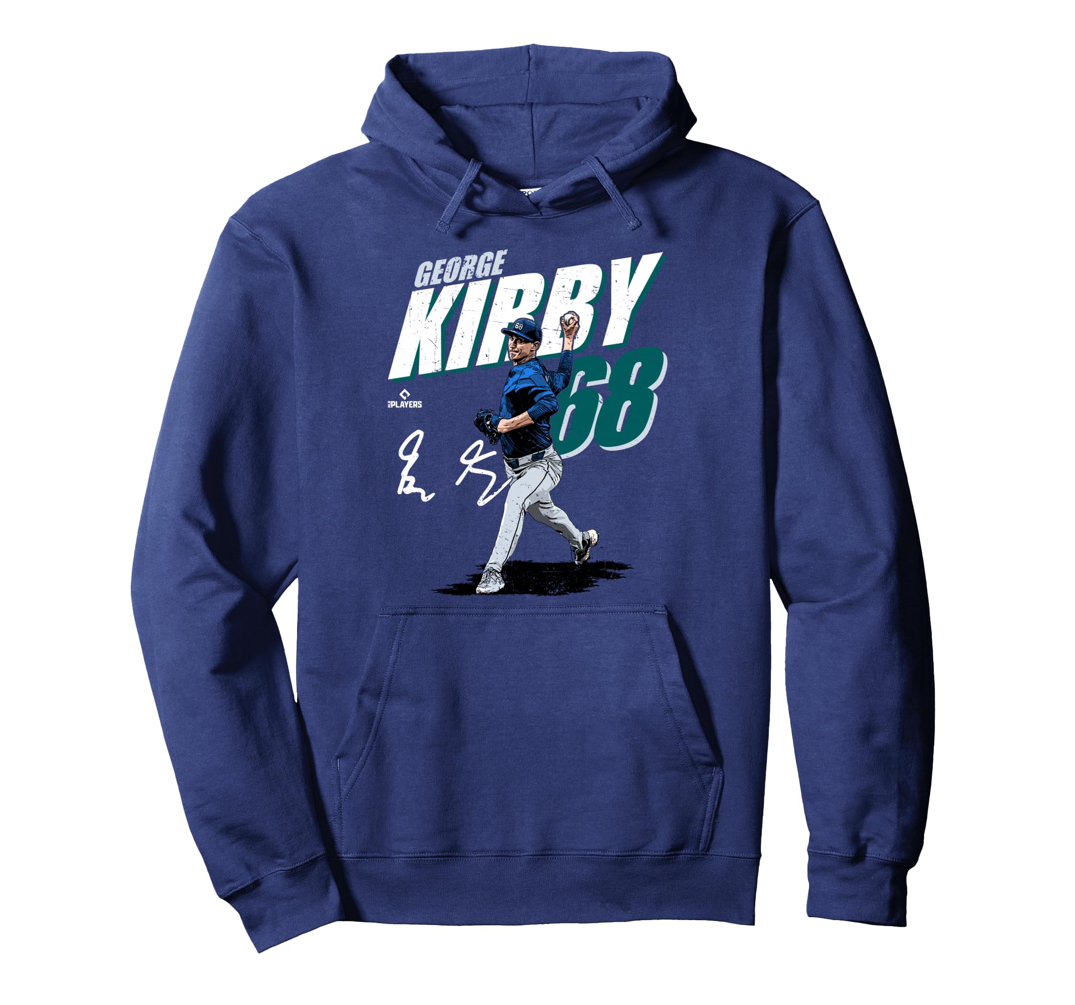 George Kirby Seattle Mlb Baseball Hoodie - Custom Art Print for Adults - T-Shirt, Sweatshirt, Hoodie