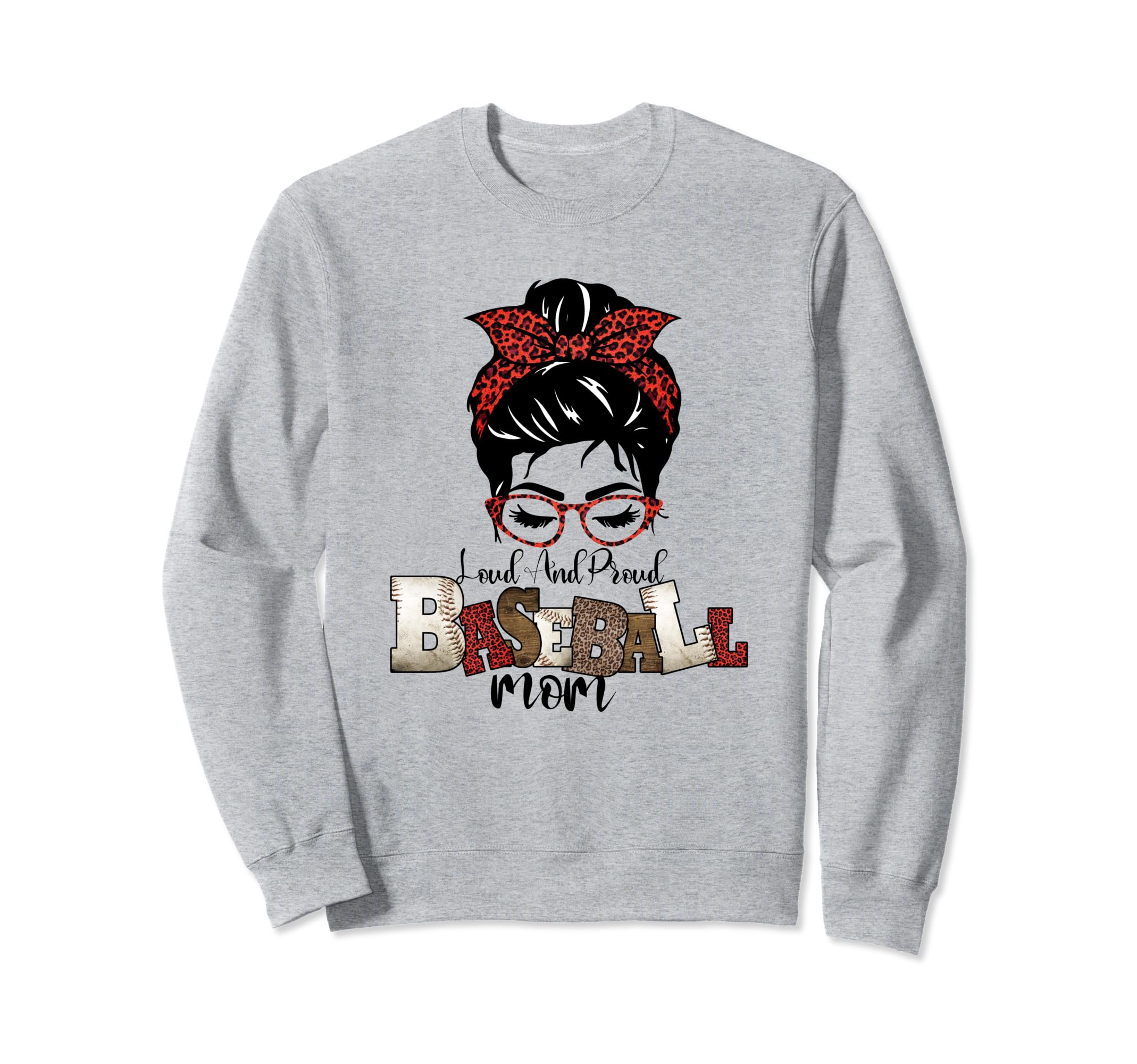 I Am Baseball Mom Sweatshirt - Fun Novelty Design Men Women - T-Shirt, Sweatshirt, Hoodie