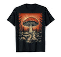 70S 80S Mushrooms Distressed 113 T-Shirt - Streetwear Style for Adults - T-Shirt, Sweatshirt, Hoodie