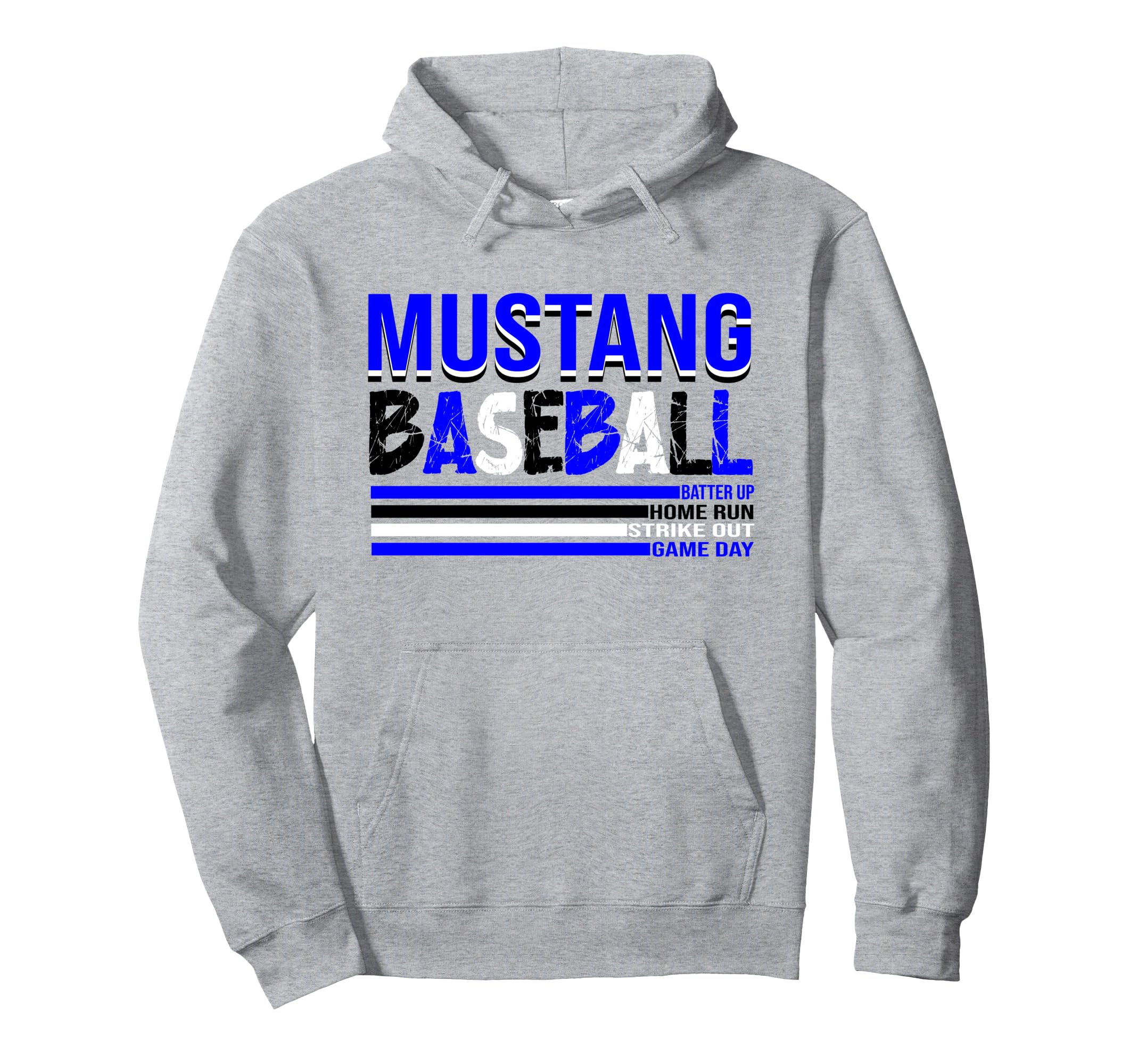 Mustang Baseball Mom Blue Mustangs Hoodie - Novelty Apparel Men Women - T-Shirt, Sweatshirt, Hoodie