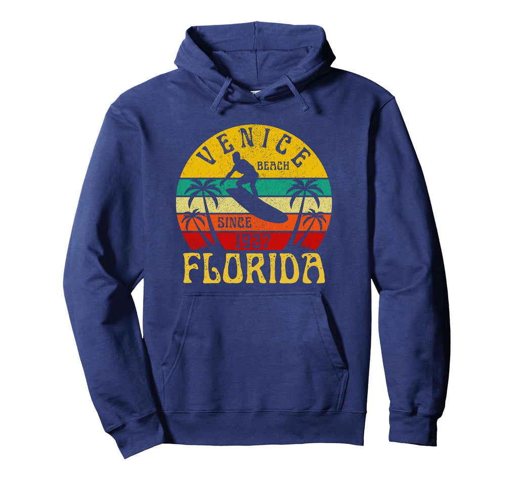Venice Florida Beach Surfing Summer Hoodie - Trendy Graphic for Adults - T-Shirt, Sweatshirt, Hoodie