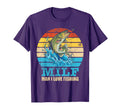 Milf I Love Fishing Funny Fishermen T-Shirt - Minimalist Print for Adults - T-Shirt, Sweatshirt, Hoodie