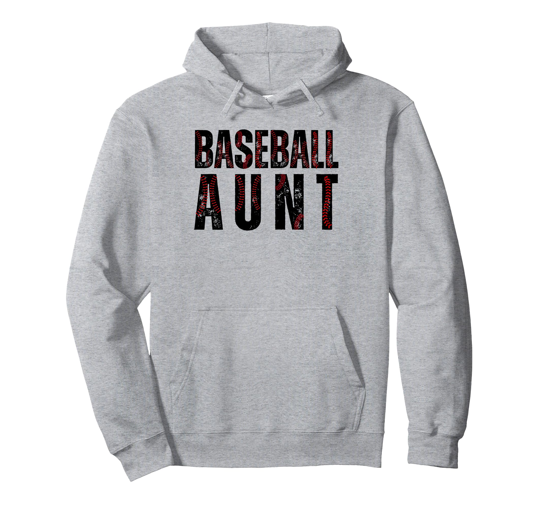 Baseball Aunt Family Matching Aunt Hoodie - Novelty Apparel Men Women - T-Shirt, Sweatshirt, Hoodie