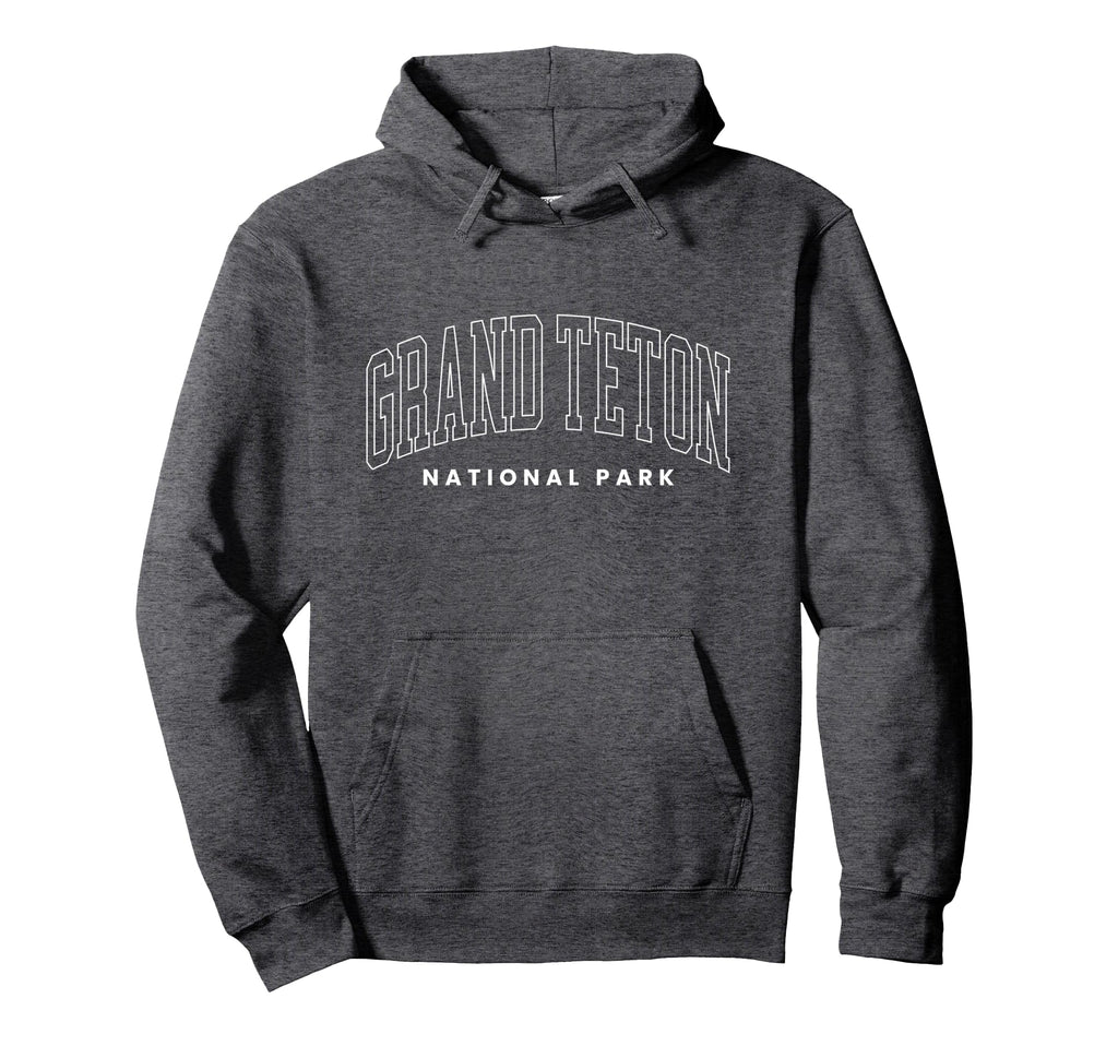 Grand Teton National Park Wyoming Hoodie - Trendy Graphic for Adults - T-Shirt, Sweatshirt, Hoodie