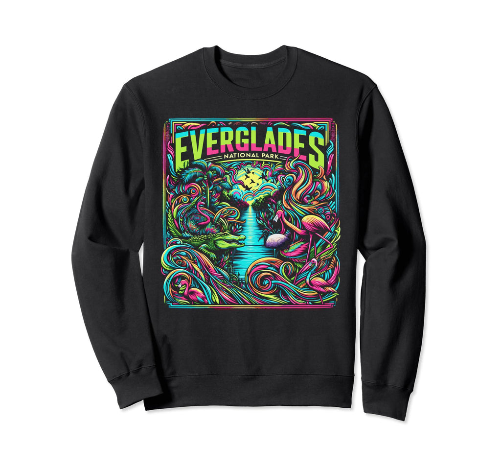 Everglades National Park 60S Inspired Sweatshirt - Novelty Apparel Unisex - T-Shirt, Sweatshirt, Hoodie