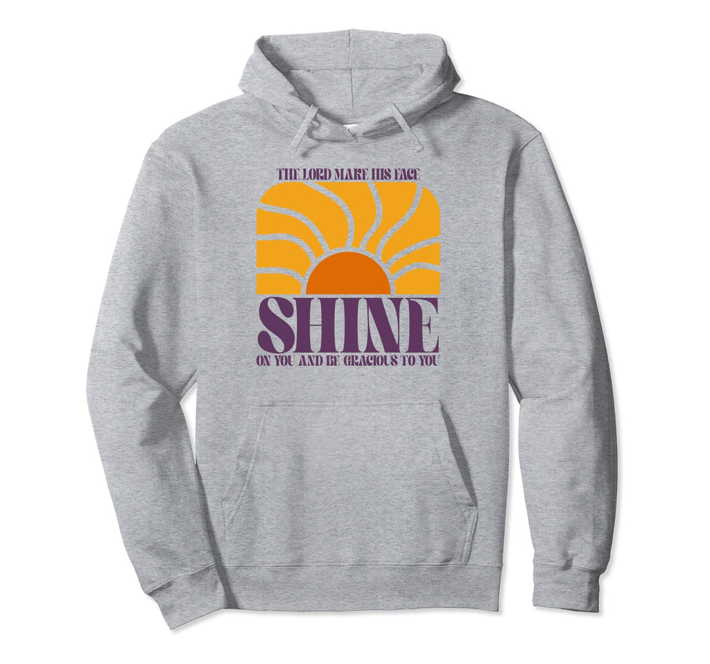 Shine Groovy Boho Sun Jesus Christian Hoodie - Aesthetic Graphic Men Women - T-Shirt, Sweatshirt, Hoodie