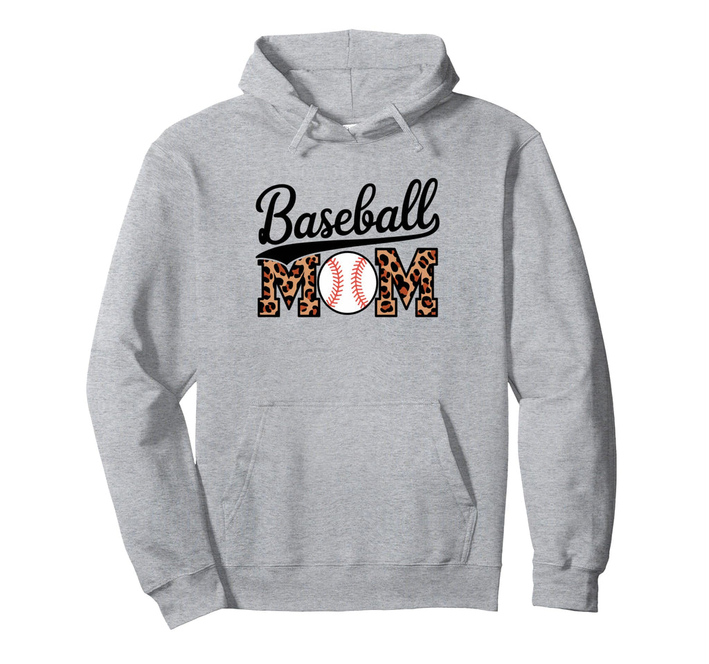 American Baseball Mom Mama Hoodie - Novelty Apparel Unisex - T-Shirt, Sweatshirt, Hoodie