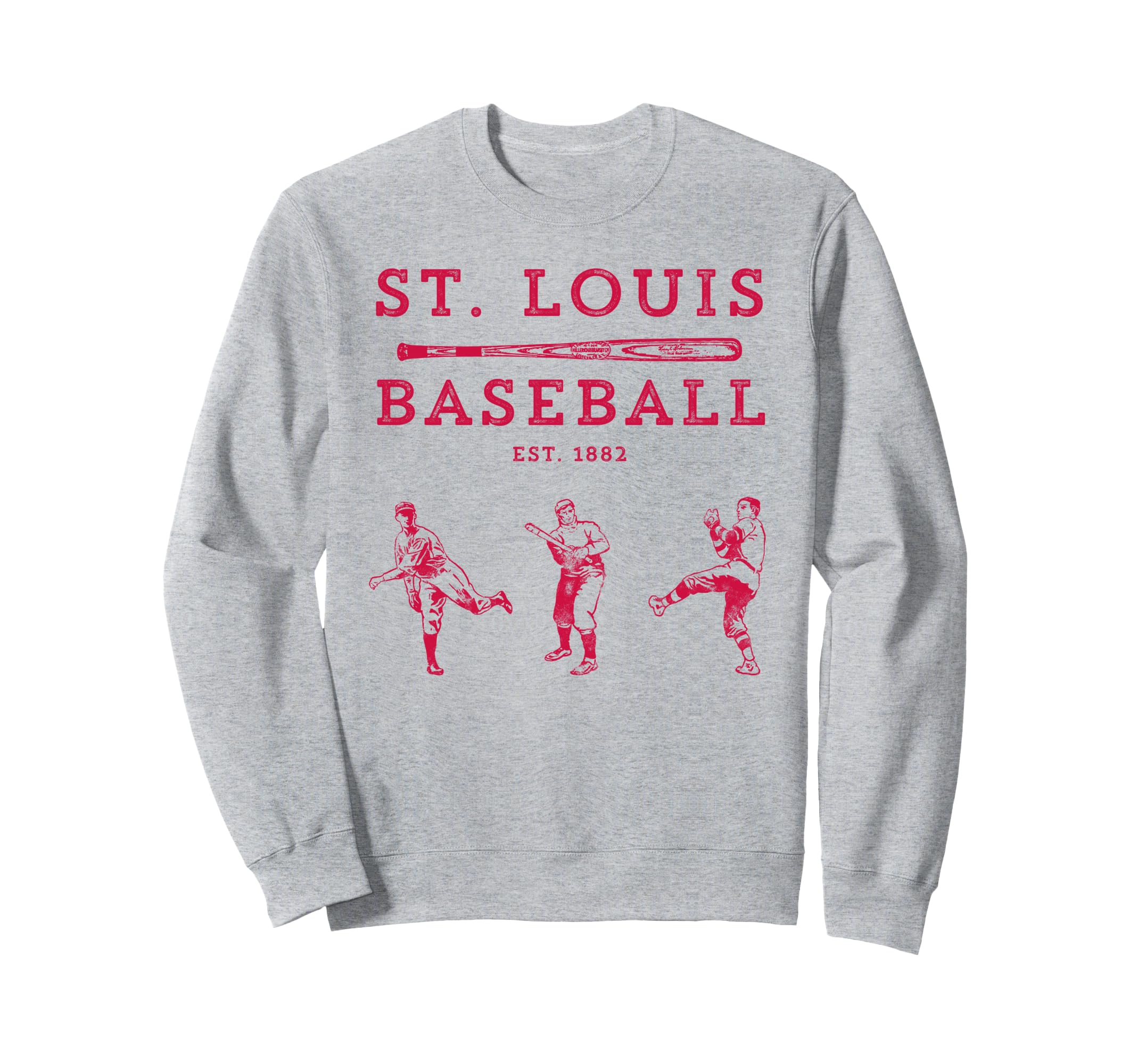 St Louis Missouri Baseball Fan Sweatshirt - Streetwear Style Unisex - T-Shirt, Sweatshirt, Hoodie