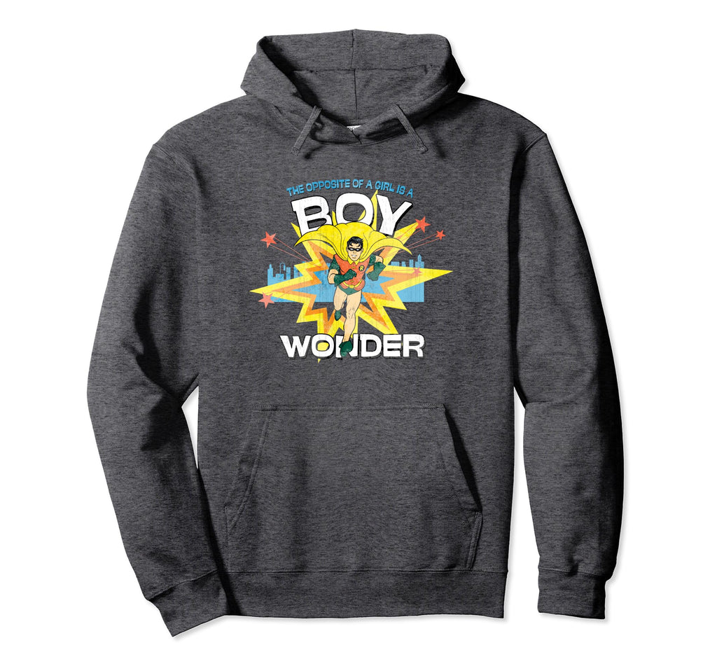 Batman Wonder Robin Distressed Hoodie - Casual Everyday Wear Unisex - T-Shirt, Sweatshirt, Hoodie