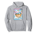 Surfing Digital Ramen Bowl Japanese Waves Hoodie - Graphic Print Men Women - T-Shirt, Sweatshirt, Hoodie
