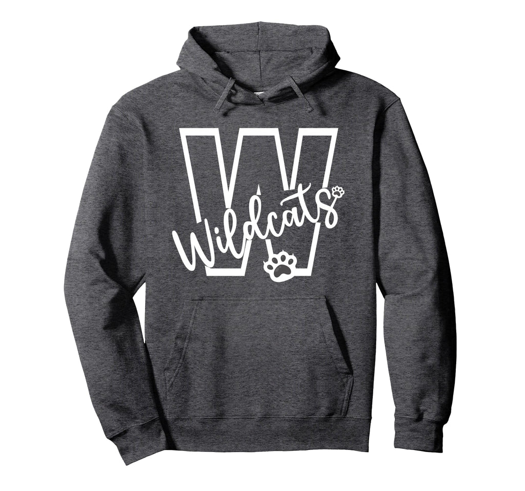 Wildcats School Sports Fan Team Spirit Hoodie - Aesthetic Graphic Unisex - T-Shirt, Sweatshirt, Hoodie