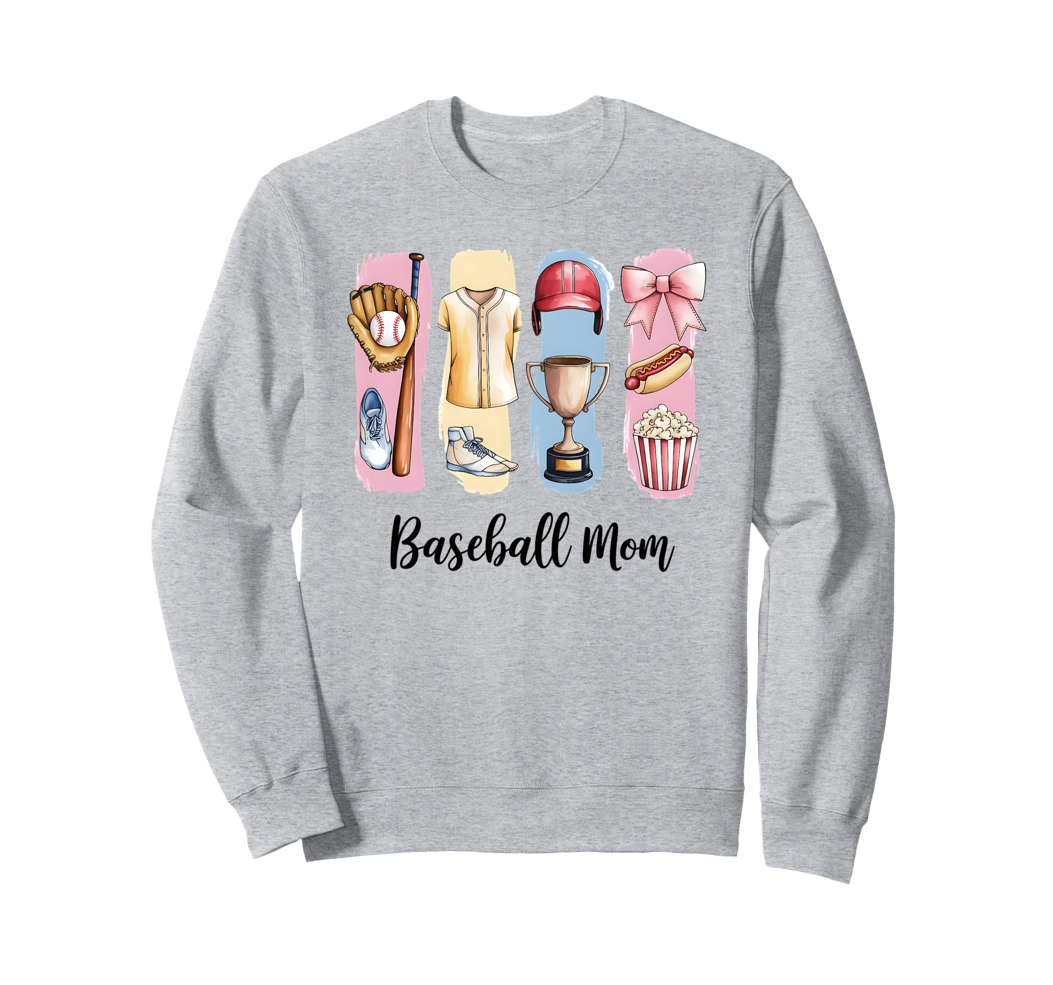 Baseball Coquette Bow Mothers Day Sweatshirt - Aesthetic Graphic Men Women - T-Shirt, Sweatshirt, Hoodie