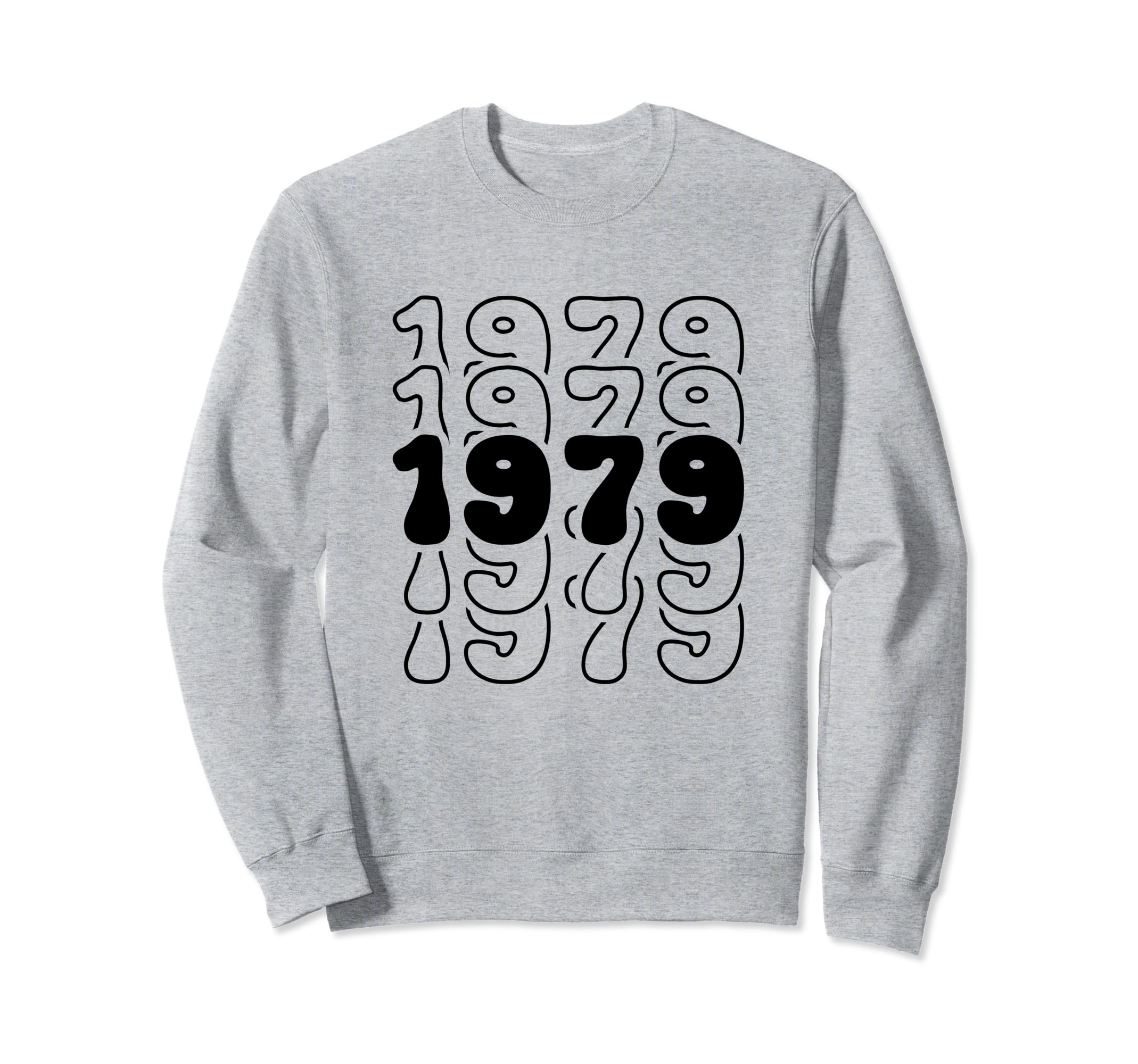 45 Year Old Groovy 45Th Birthday Sweatshirt - Minimalist Print for Adults - T-Shirt, Sweatshirt, Hoodie