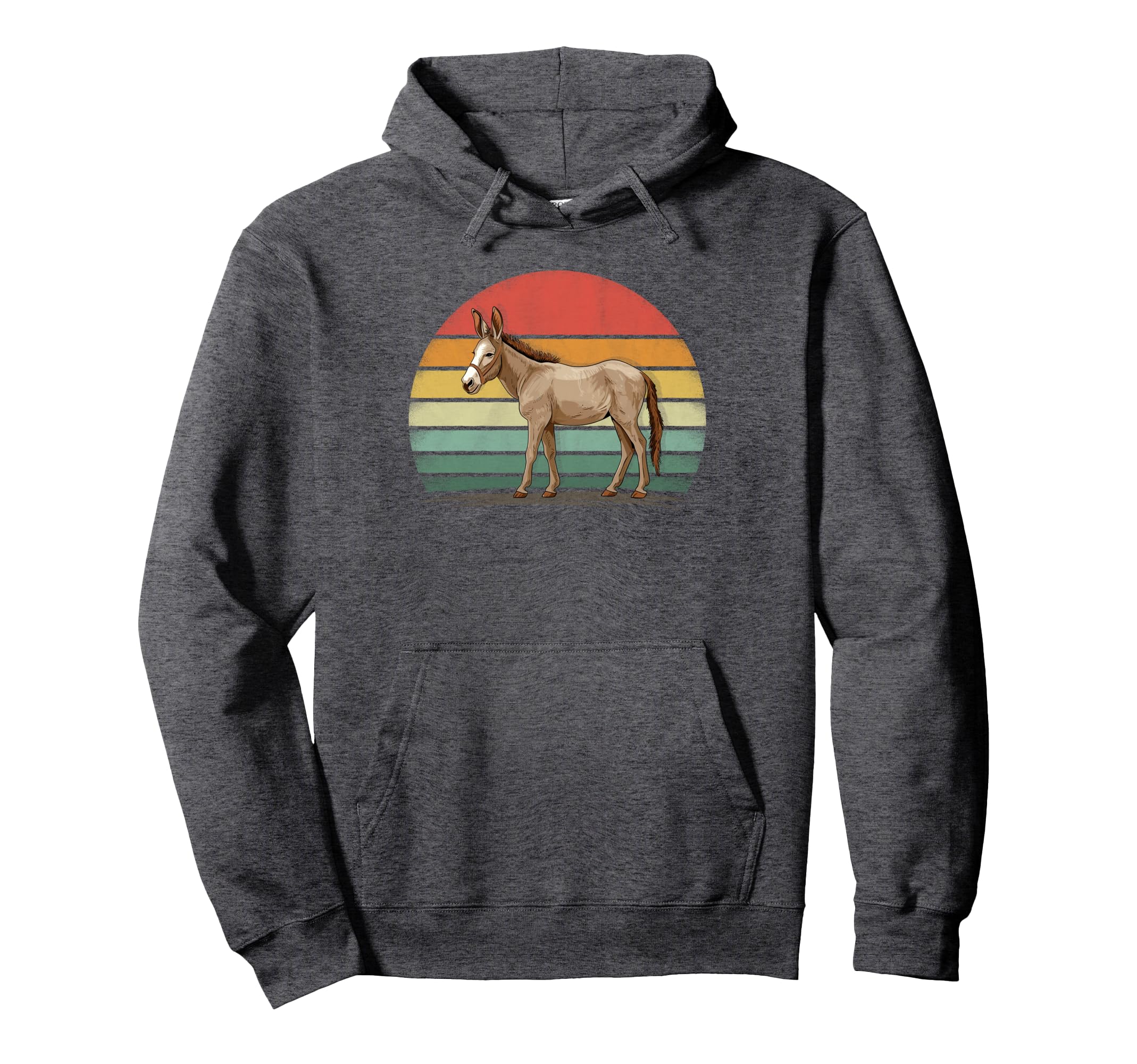 Mule Lover Distressed Mule Hoodie - Graphic Print for Adults - T-Shirt, Sweatshirt, Hoodie
