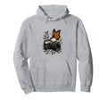 Camera Monarch Butterfly Nature Art Hoodie - Unique Graphic Unisex - T-Shirt, Sweatshirt, Hoodie