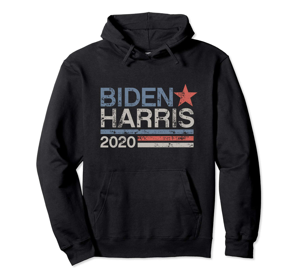 Biden Harris 2020 Distressed Hoodie - Casual Everyday Wear for Adults - T-Shirt, Sweatshirt, Hoodie