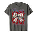Baseball Mama Coquette Bow Game Day T-Shirt - Custom Art Print Unisex - T-Shirt, Sweatshirt, Hoodie