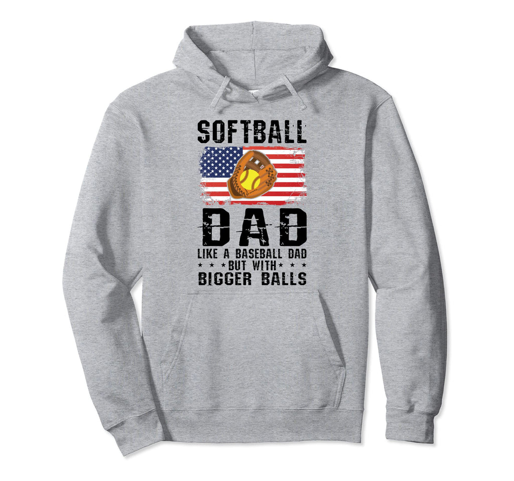 Sortball Dad Like Baseball Dad Hoodie - Casual Everyday Wear Unisex - T-Shirt, Sweatshirt, Hoodie