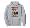 Sortball Dad Like Baseball Dad Hoodie - Casual Everyday Wear Unisex - T-Shirt, Sweatshirt, Hoodie