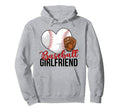 Baseball Girlfriend Heart Baseball Hoodie - Graphic Print for Adults - T-Shirt, Sweatshirt, Hoodie