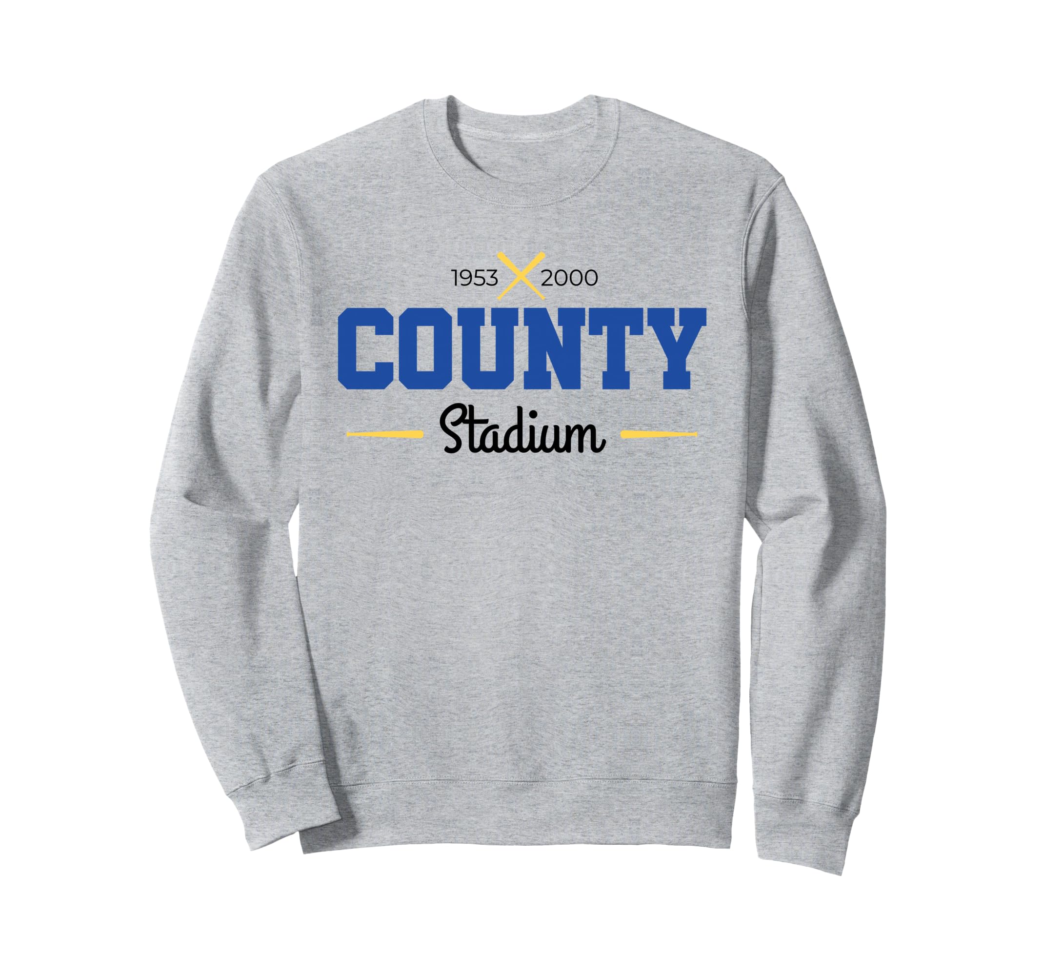 County Stadium Milwaukee Baseball Sweatshirt - Graphic Print Men Women - T-Shirt, Sweatshirt, Hoodie