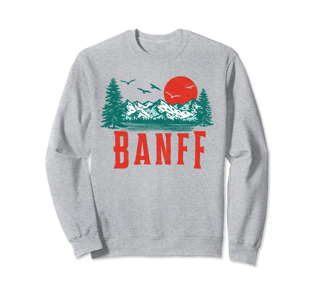 Banff National Park Mountains Sweatshirt - Streetwear Style for Adults - T-Shirt, Sweatshirt, Hoodie