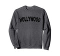 Hollywood Black Text Sweatshirt - Unique Graphic for Adults - T-Shirt, Sweatshirt, Hoodie
