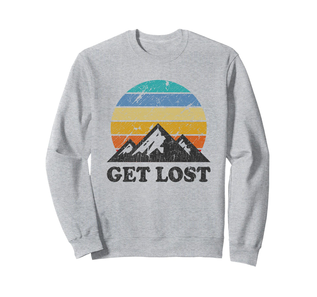 Car Hiking Sunset Mountain Walker Sweatshirt - Aesthetic Graphic Unisex - T-Shirt, Sweatshirt, Hoodie