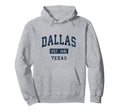 Dallas Texas Tx Sports Established Hoodie - Fun Novelty Design for Adults - T-Shirt, Sweatshirt, Hoodie