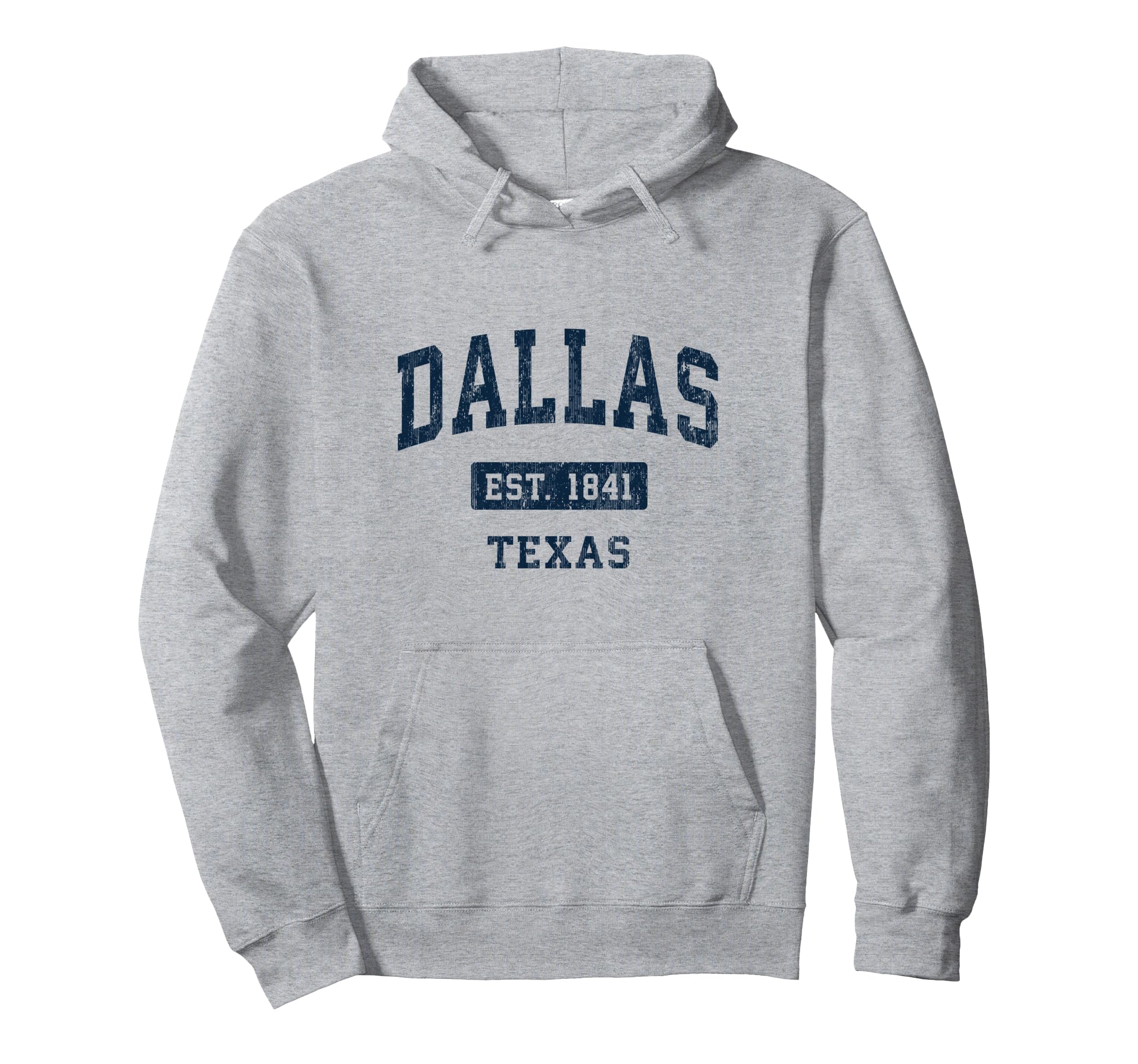 Dallas Texas Tx Sports Established Hoodie - Fun Novelty Design for Adults - T-Shirt, Sweatshirt, Hoodie