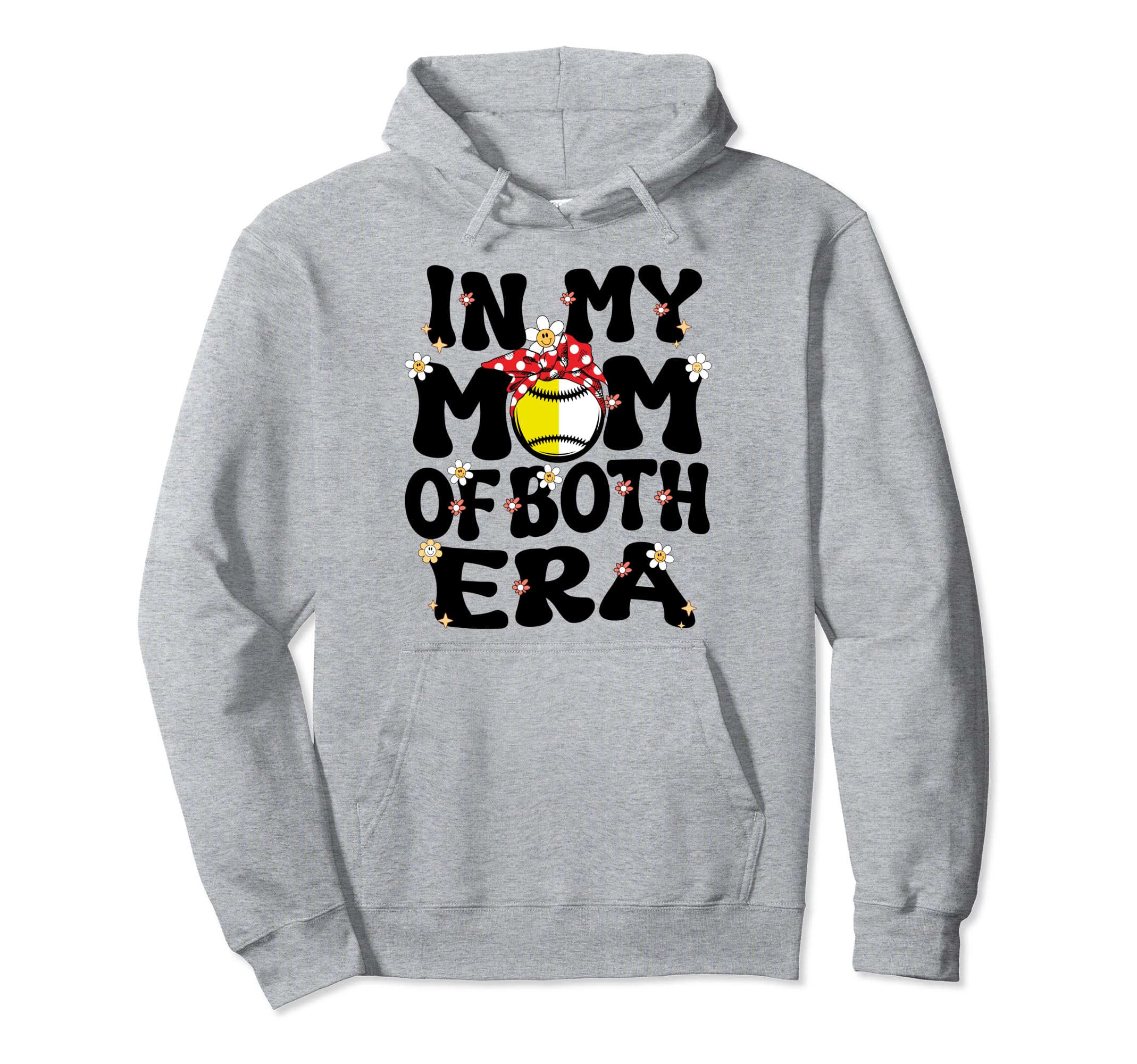 My Mom Both Era Baseball Softball Mom Hoodie - Streetwear Style for Adults - T-Shirt, Sweatshirt, Hoodie