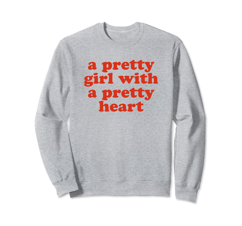 Pretty Pretty Heart Y2K Sweatshirt - Casual Everyday Wear Men Women - T-Shirt, Sweatshirt, Hoodie