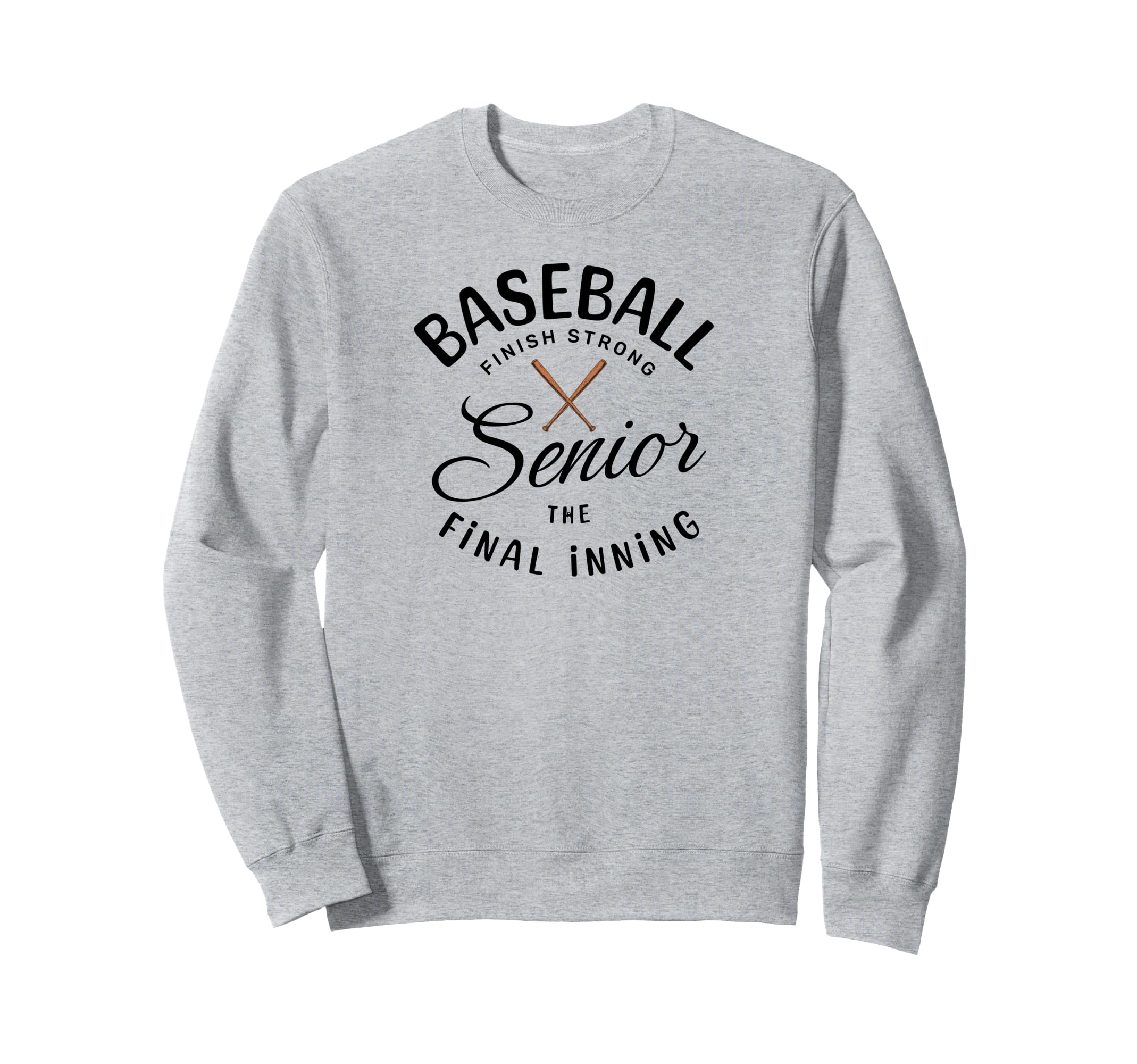 Senior Baseball Gifts Final Inning Sweatshirt - Trendy Graphic for Adults - T-Shirt, Sweatshirt, Hoodie